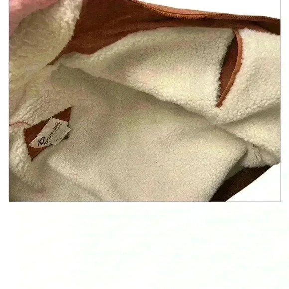 BERMAN’s LEATHER EXPERTS Leather Suede Bomber VINTAGE Jacket - RARE AMAZING - Picture 8 of 11